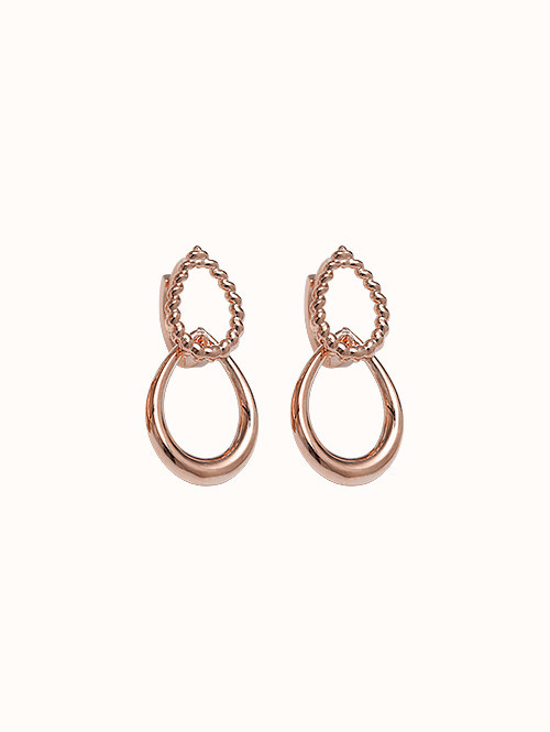 14K 18K 리디움 물방울 귀걸이